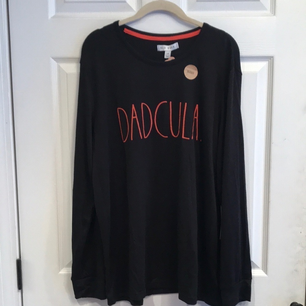Rae Dunn brand size L pullover long sleeve “Dadcula” lounge (pj) shirt- NWT